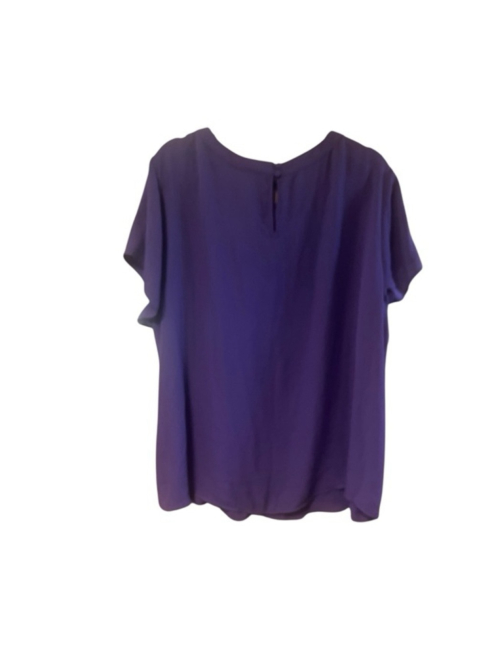 Torrid Georgette Cage Neck Purple Top NWT‎ - Picture 3 of 9